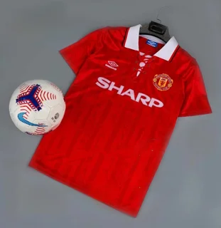کیت قرمز منچستریونایتد ۱۹۹۲ SHARP